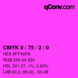 Color code: CMYK 0 / 75 / 2 / 0 | qconv.com