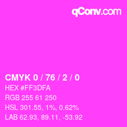 Color code: CMYK 0 / 76 / 2 / 0 | qconv.com