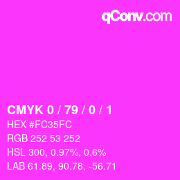 Color code: CMYK 0 / 79 / 0 / 1 | qconv.com