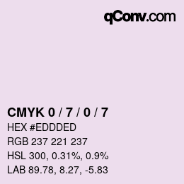 Color code: CMYK 0 / 7 / 0 / 7 | qconv.com
