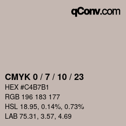 Color code: CMYK 0 / 7 / 10 / 23 | qconv.com