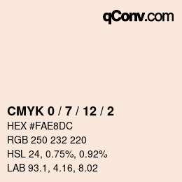 Color code: CMYK 0 / 7 / 12 / 2 | qconv.com