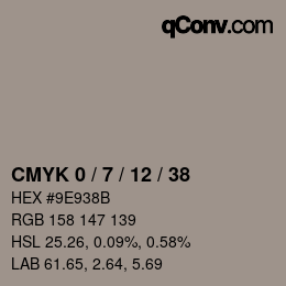 Color code: CMYK 0 / 7 / 12 / 38 | qconv.com