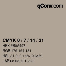 Color code: CMYK 0 / 7 / 14 / 31 | qconv.com