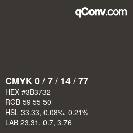 Color code: CMYK 0 / 7 / 14 / 77 | qconv.com