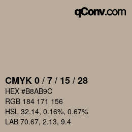 Color code: CMYK 0 / 7 / 15 / 28 | qconv.com