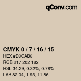 Color code: CMYK 0 / 7 / 16 / 15 | qconv.com