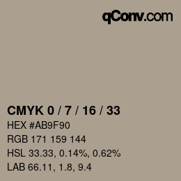 Color code: CMYK 0 / 7 / 16 / 33 | qconv.com