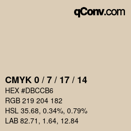 Color code: CMYK 0 / 7 / 17 / 14 | qconv.com