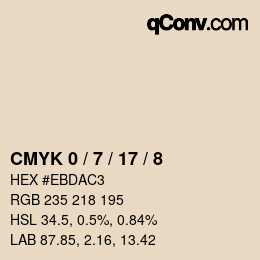 Color code: CMYK 0 / 7 / 17 / 8 | qconv.com