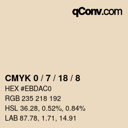 Color code: CMYK 0 / 7 / 18 / 8 | qconv.com