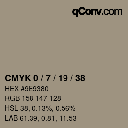 Color code: CMYK 0 / 7 / 19 / 38 | qconv.com