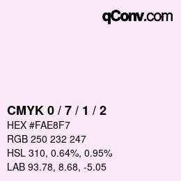 Color code: CMYK 0 / 7 / 1 / 2 | qconv.com