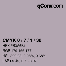 Color code: CMYK 0 / 7 / 1 / 30 | qconv.com