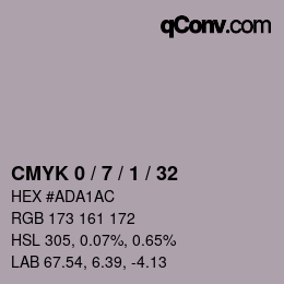 Color code: CMYK 0 / 7 / 1 / 32 | qconv.com
