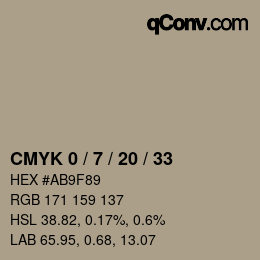 Color code: CMYK 0 / 7 / 20 / 33 | qconv.com