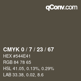 Color code: CMYK 0 / 7 / 23 / 67 | qconv.com