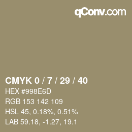 Color code: CMYK 0 / 7 / 29 / 40 | qconv.com