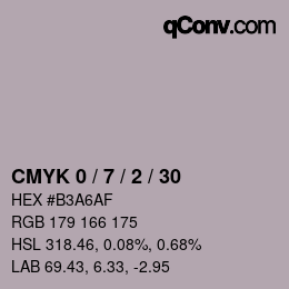 Color code: CMYK 0 / 7 / 2 / 30 | qconv.com