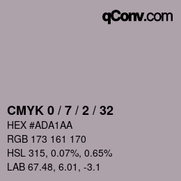 Color code: CMYK 0 / 7 / 2 / 32 | qconv.com