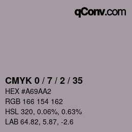 Color code: CMYK 0 / 7 / 2 / 35 | qconv.com