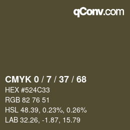 Color code: CMYK 0 / 7 / 37 / 68 | qconv.com