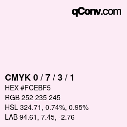 Color code: CMYK 0 / 7 / 3 / 1 | qconv.com