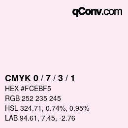 Color code: CMYK 0 / 7 / 3 / 1 | qconv.com