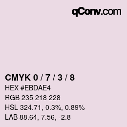Color code: CMYK 0 / 7 / 3 / 8 | qconv.com