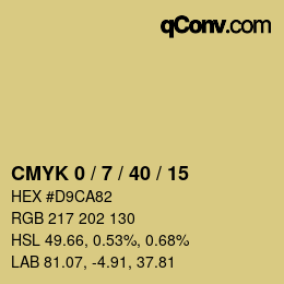 Color code: CMYK 0 / 7 / 40 / 15 | qconv.com