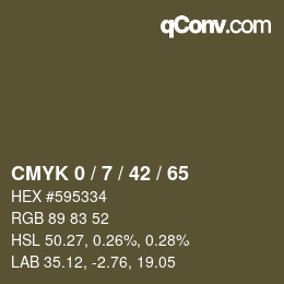 Color code: CMYK 0 / 7 / 42 / 65 | qconv.com