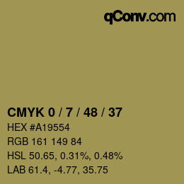 Color code: CMYK 0 / 7 / 48 / 37 | qconv.com