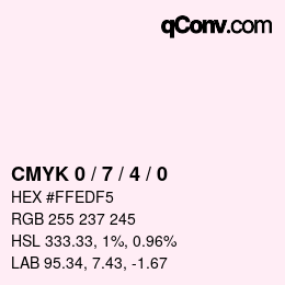 Color code: CMYK 0 / 7 / 4 / 0 | qconv.com