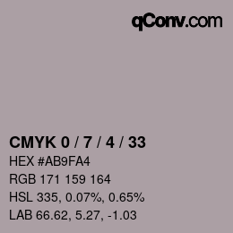 Color code: CMYK 0 / 7 / 4 / 33 | qconv.com