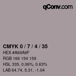 Color code: CMYK 0 / 7 / 4 / 35 | qconv.com