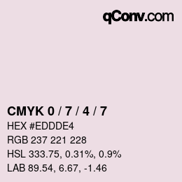 Color code: CMYK 0 / 7 / 4 / 7 | qconv.com