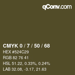 Color code: CMYK 0 / 7 / 50 / 68 | qconv.com