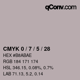 Color code: CMYK 0 / 7 / 5 / 28 | qconv.com