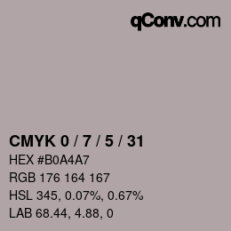 Color code: CMYK 0 / 7 / 5 / 31 | qconv.com