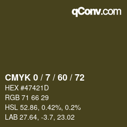 Color code: CMYK 0 / 7 / 60 / 72 | qconv.com