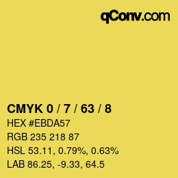 Color code: CMYK 0 / 7 / 63 / 8 | qconv.com