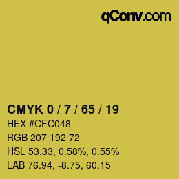 Color code: CMYK 0 / 7 / 65 / 19 | qconv.com