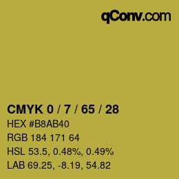 Color code: CMYK 0 / 7 / 65 / 28 | qconv.com