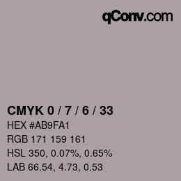 Color code: CMYK 0 / 7 / 6 / 33 | qconv.com