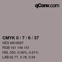 Color code: CMYK 0 / 7 / 6 / 37 | qconv.com