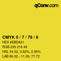Color code: CMYK 0 / 7 / 79 / 8 | qconv.com
