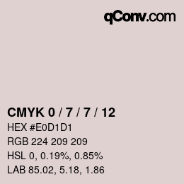 Color code: CMYK 0 / 7 / 7 / 12 | qconv.com