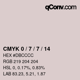 Color code: CMYK 0 / 7 / 7 / 14 | qconv.com