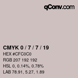 Color code: CMYK 0 / 7 / 7 / 19 | qconv.com