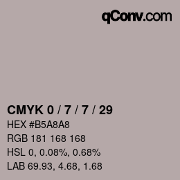 Color code: CMYK 0 / 7 / 7 / 29 | qconv.com